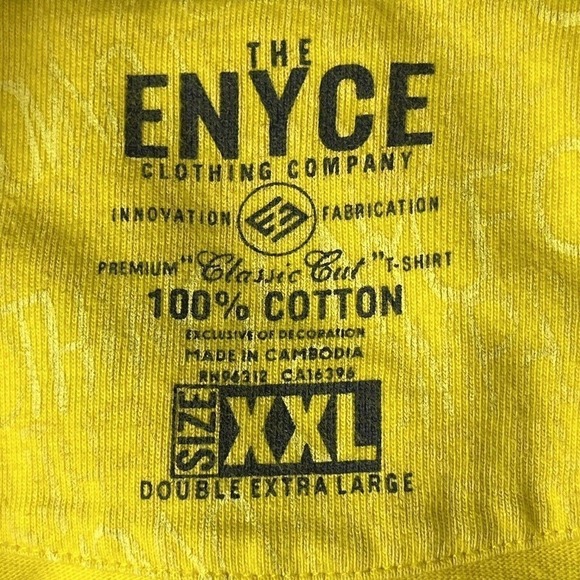 THE Enyce Clothing Co Men's Size XXL T-Shirt Tee 100% Cotton Premium Classic Cut - Picture 5 of 5